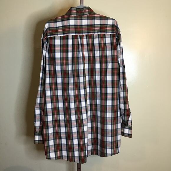 Jos A Bank Travelers  Collections Mens Tartan  Button down Long Sleeve  Sz L EUC - Picture 4 of 7